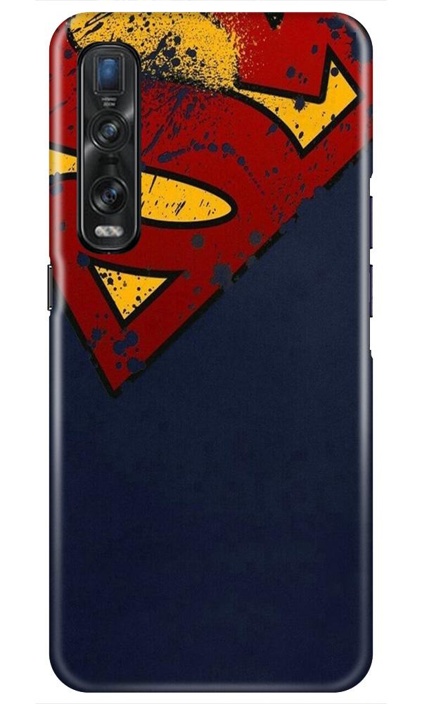 Superman Superhero Case for Oppo Find X2 Pro(Design - 125)
