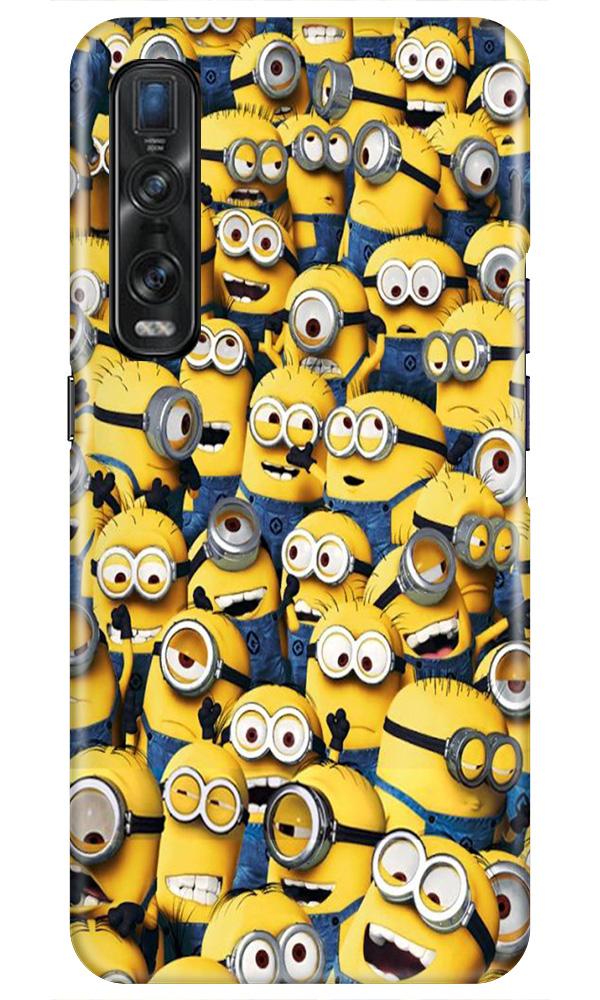 Minions Case for Oppo Find X2 Pro  (Design - 126)