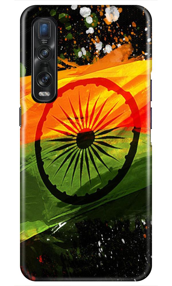 Indian Flag Case for Oppo Find X2 Pro(Design - 137)