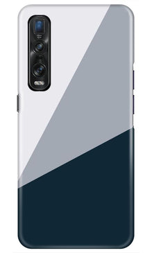 Blue Shade Mobile Back Case for Oppo Find X2 Pro (Design - 182)