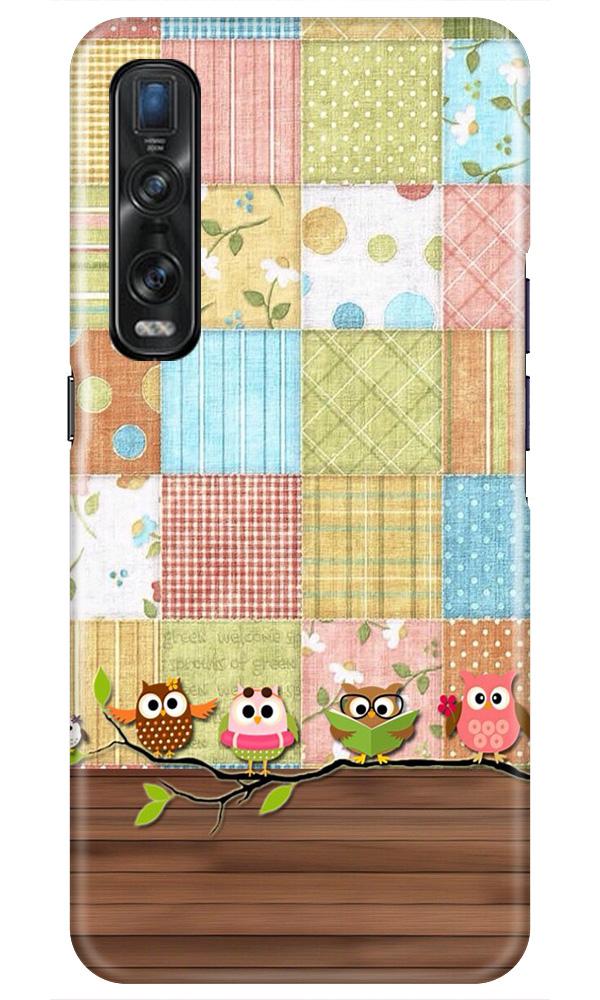 Owls Case for Oppo Find X2 Pro (Design - 202)