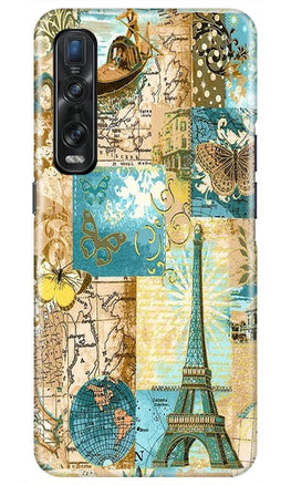 Travel Eiffel Tower Case for Oppo Find X2 Pro (Design No. 206)