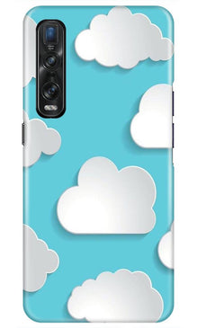 Clouds Mobile Back Case for Oppo Find X2 Pro (Design - 210)