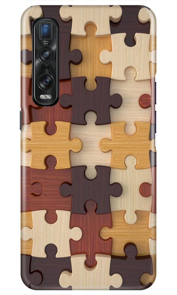 Puzzle Pattern Case for Oppo Find X2 Pro (Design No. 217)