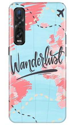 Wonderlust Travel Case for Oppo Find X2 Pro (Design No. 223)