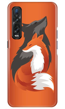 Wolf  Mobile Back Case for Oppo Find X2 Pro (Design - 224)