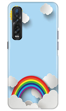Rainbow Mobile Back Case for Oppo Find X2 Pro (Design - 225)