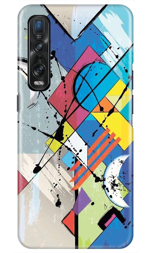 Modern Art Case for Oppo Find X2 Pro (Design No. 235)