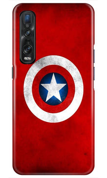 Captain America Mobile Back Case for Oppo Find X2 Pro (Design - 249)