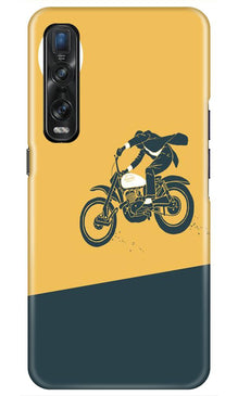 Bike Lovers Mobile Back Case for Oppo Find X2 Pro (Design - 256)