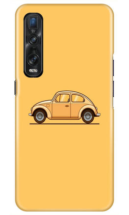 Vintage Car Case for Oppo Find X2 Pro (Design No. 262)