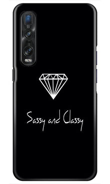 Sassy and Classy Mobile Back Case for Oppo Find X2 Pro (Design - 264)