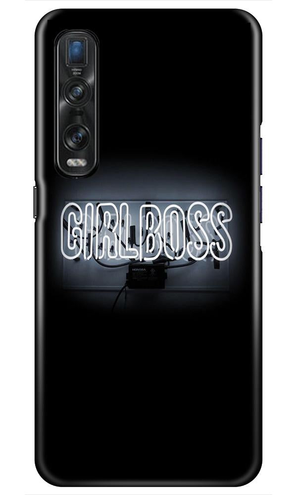 Girl Boss Black Case for Oppo Find X2 Pro (Design No. 268)