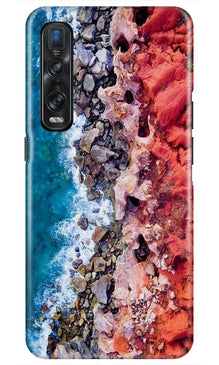 Sea Shore Mobile Back Case for Oppo Find X2 Pro (Design - 273)