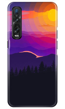 Sun Set Mobile Back Case for Oppo Find X2 Pro (Design - 279)