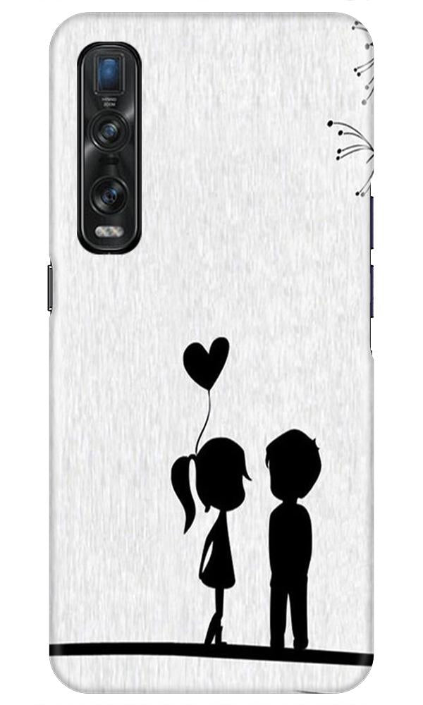 Cute Kid Couple Case for Oppo Find X2 Pro (Design No. 283)