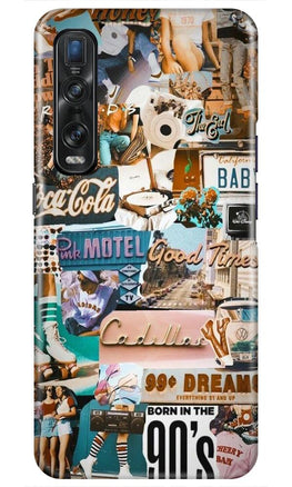 Vintage Design Case for Oppo Find X2 Pro (Design No. 284)