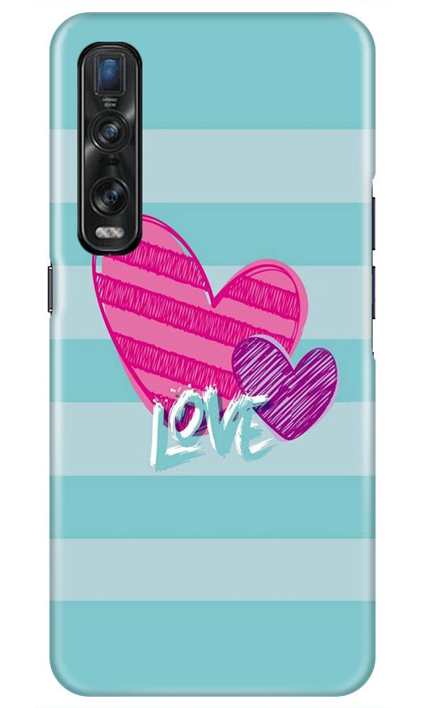 Love Case for Oppo Find X2 Pro (Design No. 299)