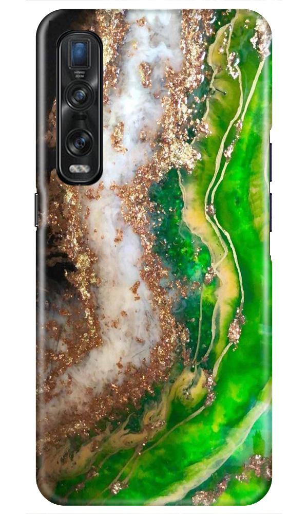 Marble Texture Mobile Back Case for Oppo Find X2 Pro (Design - 307)