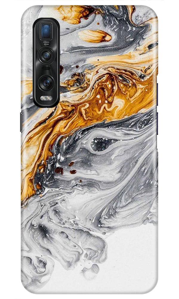 Marble Texture Mobile Back Case for Oppo Find X2 Pro (Design - 310)