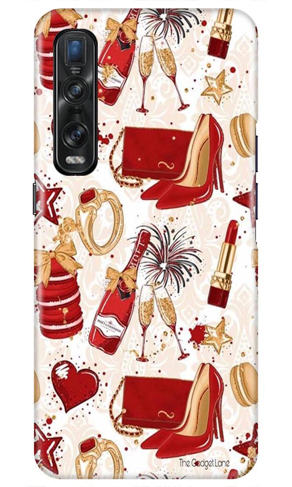 Girlish Mobile Back Case for Oppo Find X2 Pro (Design - 312)