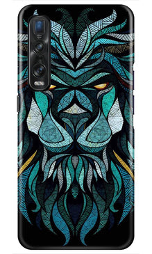 Lion Mobile Back Case for Oppo Find X2 Pro (Design - 314)