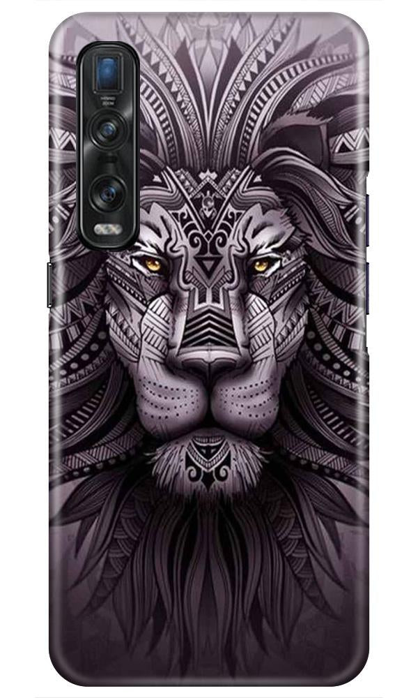 Lion Mobile Back Case for Oppo Find X2 Pro (Design - 315)