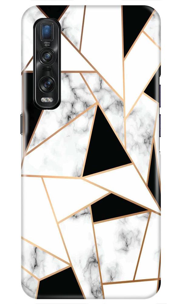 Marble Texture Mobile Back Case for Oppo Find X2 Pro (Design - 322)