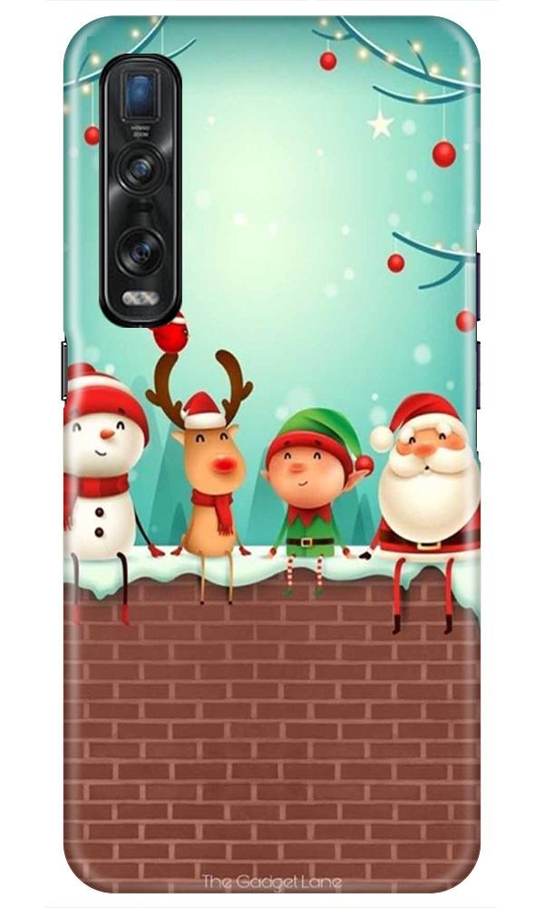 Santa Claus Mobile Back Case for Oppo Find X2 Pro (Design - 334)