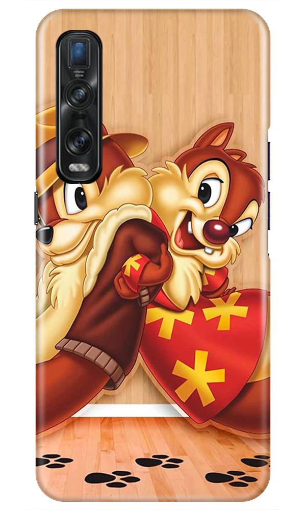 Chip n Dale Mobile Back Case for Oppo Find X2 Pro (Design - 335)