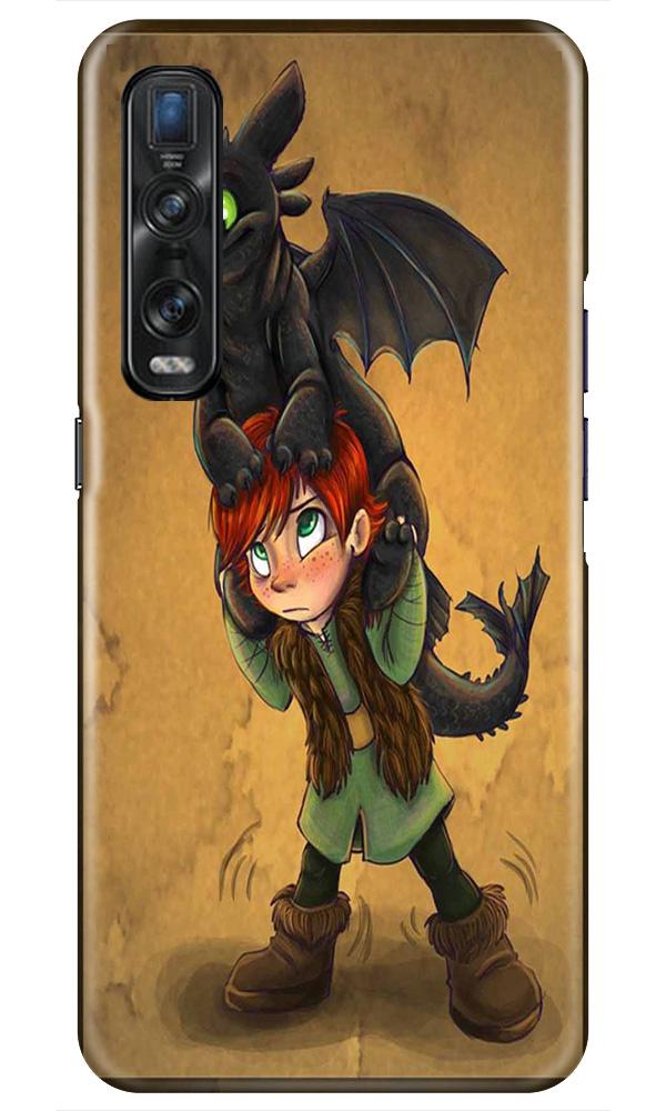 Dragon Mobile Back Case for Oppo Find X2 Pro (Design - 336)