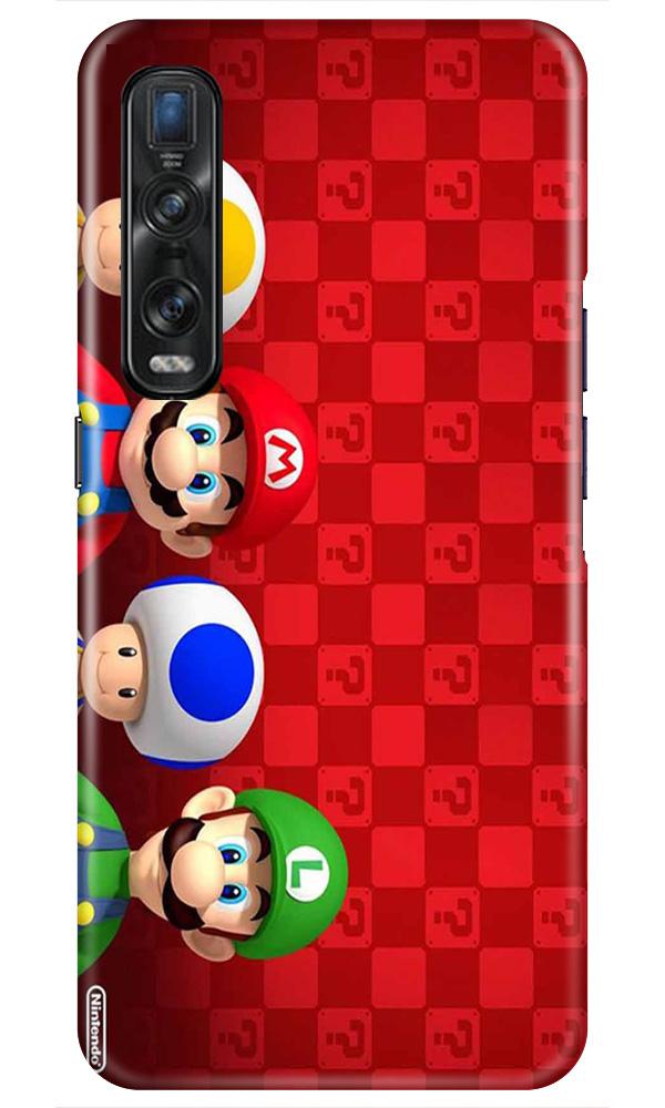 Mario Mobile Back Case for Oppo Find X2 Pro (Design - 337)