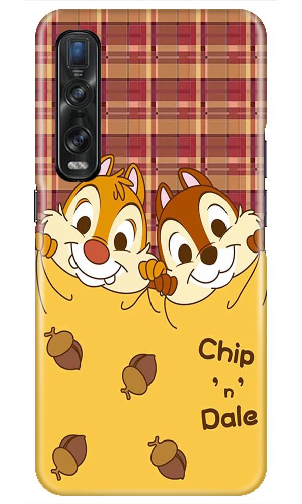 Chip n Dale Mobile Back Case for Oppo Find X2 Pro (Design - 342)