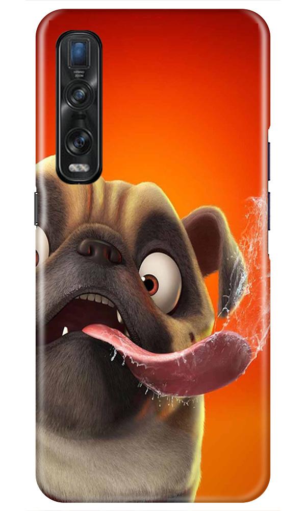 Dog Mobile Back Case for Oppo Find X2 Pro (Design - 343)