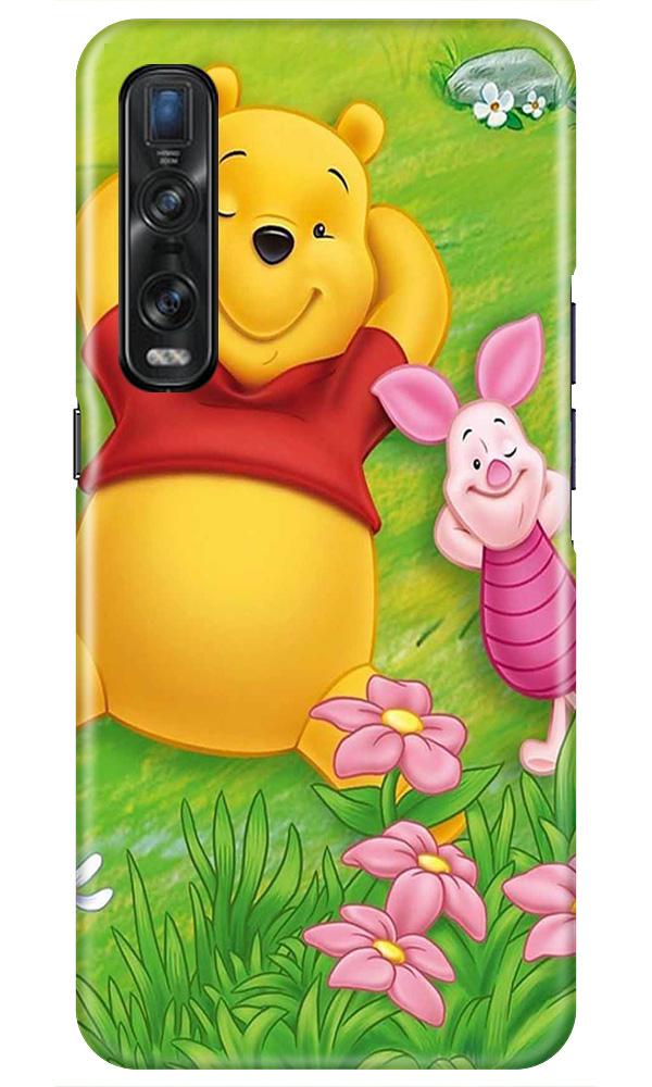 Winnie The Pooh Mobile Back Case for Oppo Find X2 Pro (Design - 348)