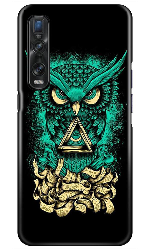 Owl Mobile Back Case for Oppo Find X2 Pro (Design - 358)
