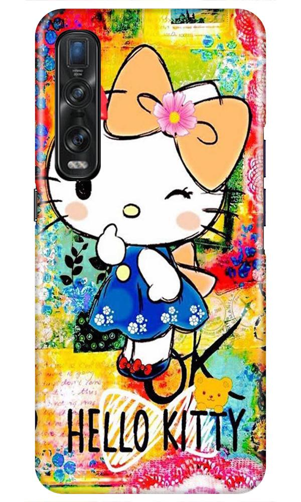 Hello Kitty Mobile Back Case for Oppo Find X2 Pro (Design - 362)