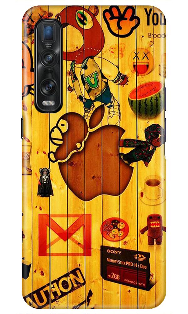 Wooden Texture Mobile Back Case for Oppo Find X2 Pro (Design - 367)