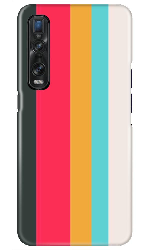 Color Pattern Mobile Back Case for Oppo Find X2 Pro (Design - 369)
