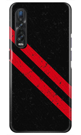 Black Red Pattern Mobile Back Case for Oppo Find X2 Pro (Design - 373)