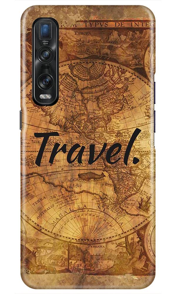 Travel Mobile Back Case for Oppo Find X2 Pro (Design - 375)