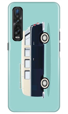 Travel Bus Mobile Back Case for Oppo Find X2 Pro (Design - 379)