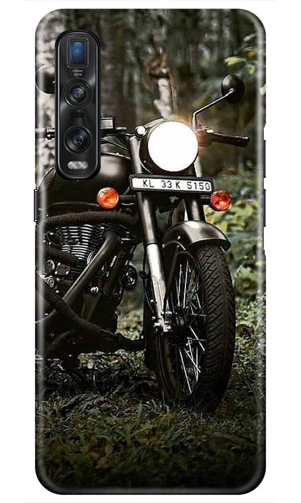 Royal Enfield Mobile Back Case for Oppo Find X2 Pro (Design - 384)