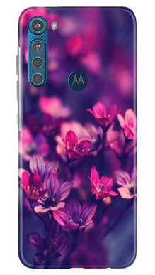 flowers Mobile Back Case for Moto One Fusion Plus (Design - 25)