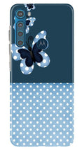 White dots Butterfly Case for Moto One Fusion Plus
