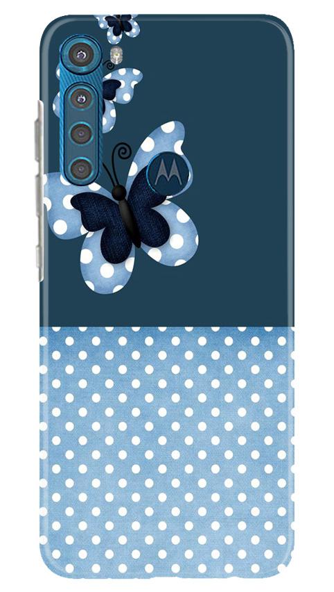 White dots Butterfly Case for Moto One Fusion Plus