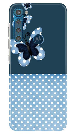 White dots Butterfly Case for Moto One Fusion Plus