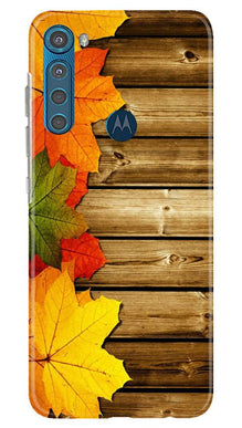Wooden look3 Mobile Back Case for Moto One Fusion Plus (Design - 61)