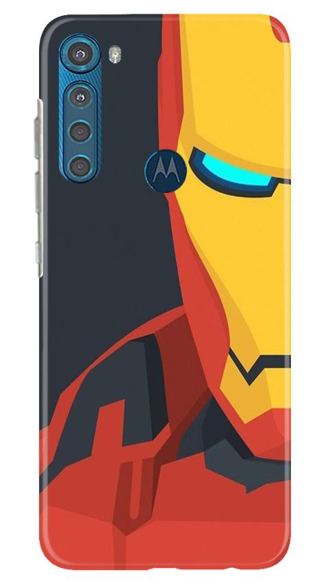 Iron Man Superhero Case for Moto One Fusion Plus  (Design - 120)
