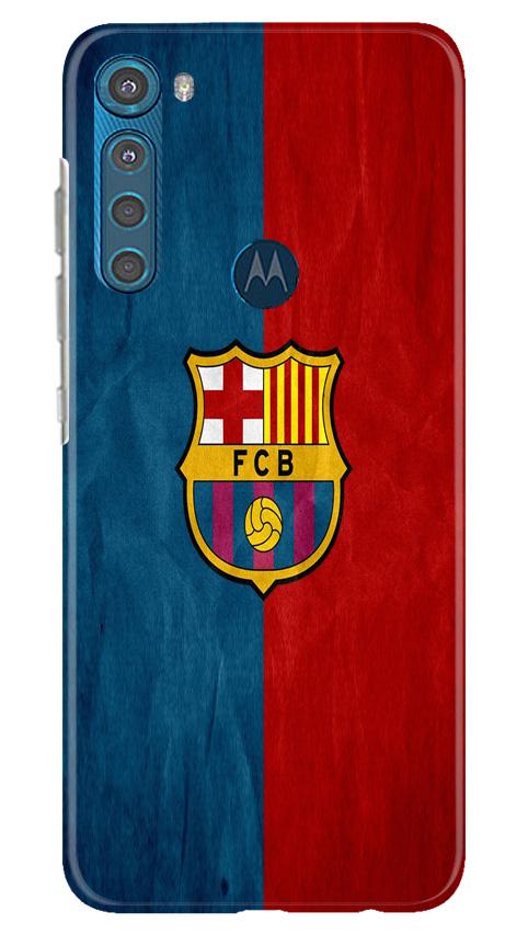 FCB Football Case for Moto One Fusion Plus  (Design - 123)